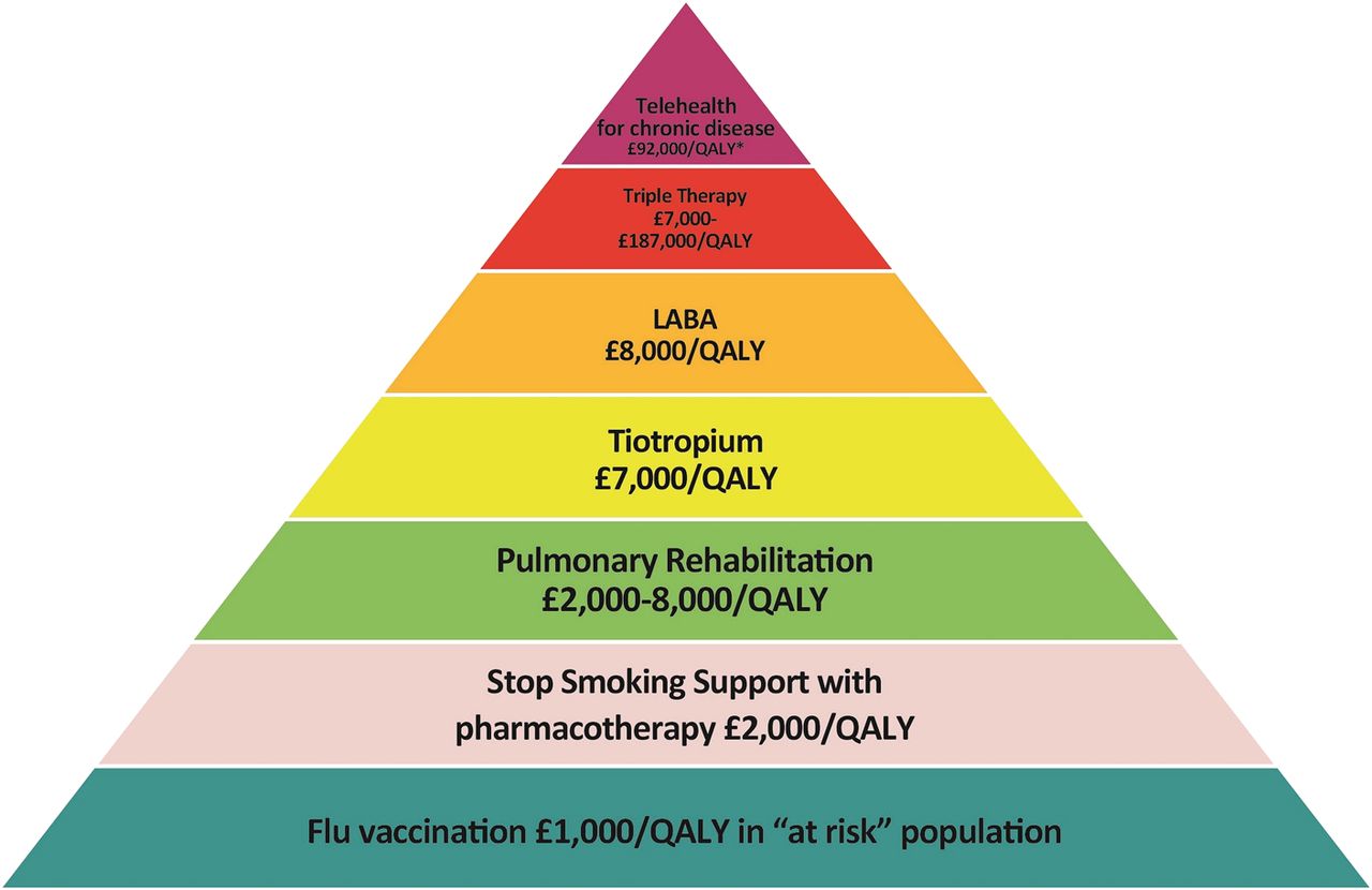 COPD value pyramid by the LRN