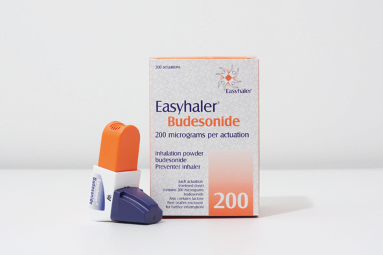 Easyhaler Budesonide 200 dry powder inhaler (Orion Pharma (UK) Ltd) 200 dose