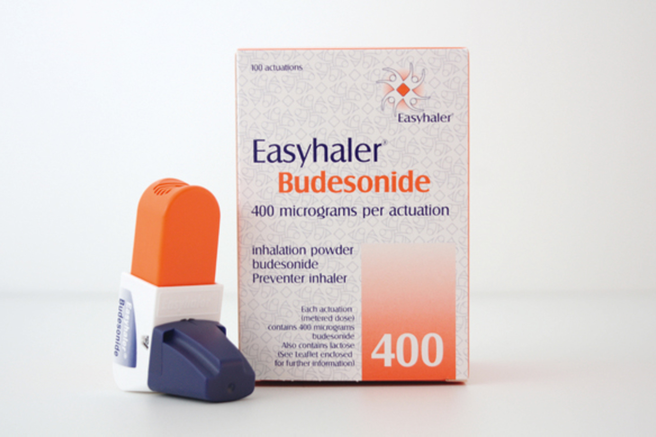 Easyhaler Budesonide 400 dry powder inhaler (Orion Pharma (UK) Ltd) 100 dose