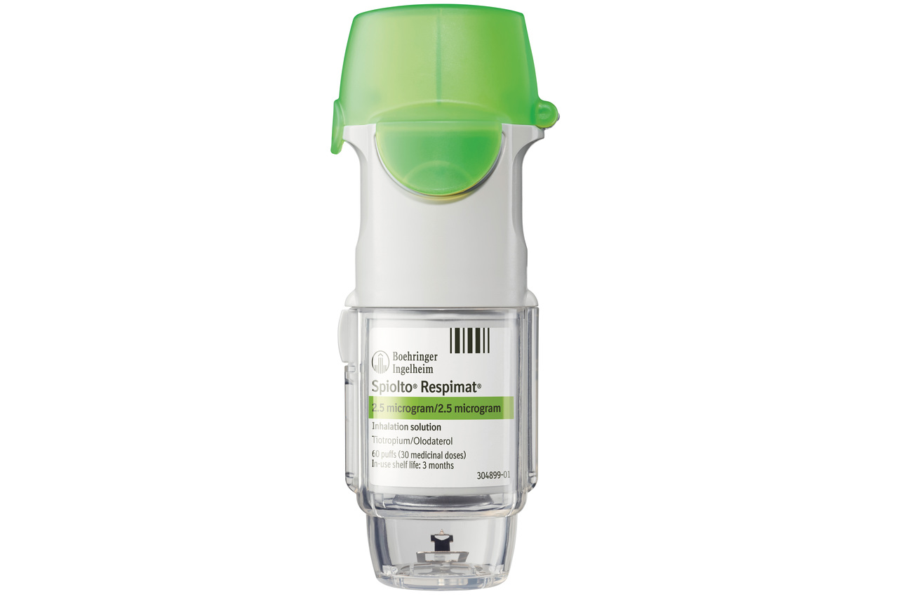 Spiolto Respimat 2.5micrograms/dose / 2.5micrograms/dose solution for