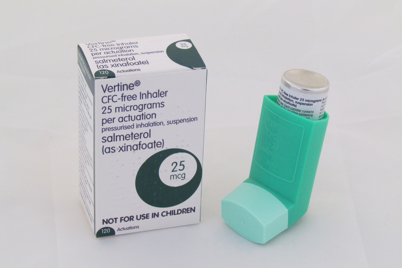 Vertine 25 inhaler CFC free (Teva UK Ltd) 120 dose