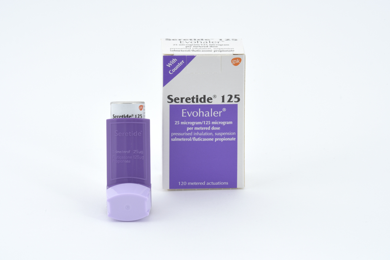 Seretide 125 Evohaler (GlaxoSmithKline UK Ltd) 120 dose