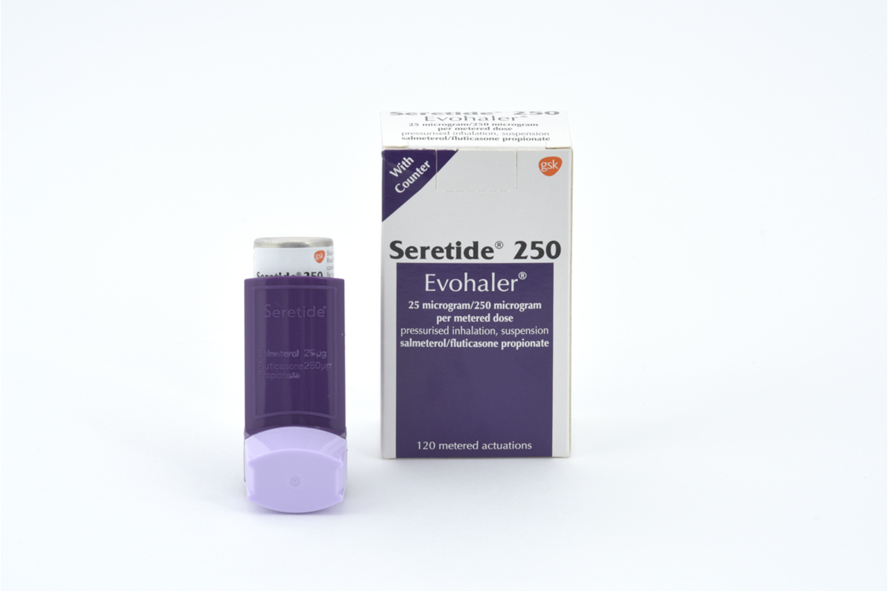 Seretide 250 Evohaler (GlaxoSmithKline UK Ltd) 120 dose