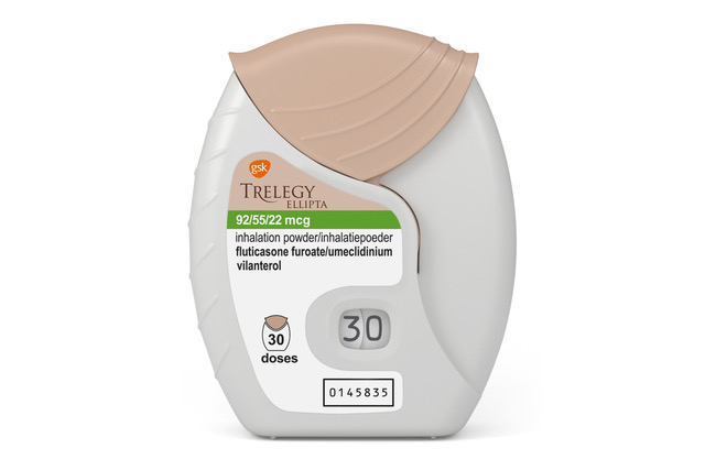 Trelegy Ellipta 92micrograms dose 55micrograms dose 22micrograms 