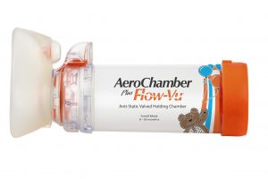 AeroChamber Plus Flow-Vu Anti-Static with small mask infant 0-18 months (Trudell Medical UK Ltd) 1 device