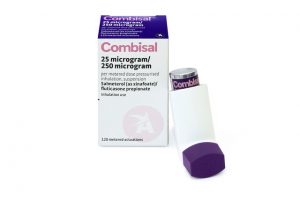 Combisal 25micrograms / dose  /  250micrograms / dose inhaler (Aspire Pharma Ltd) 120 dose