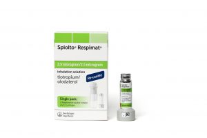 Spiolto Respimat 2.5micrograms / dose  /  2.5micrograms / dose inhalation solution refill cartridge (Boehringer Ingelheim Ltd) 60 dose