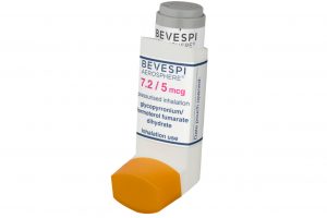 Bevespi Aerosphere 7.2micrograms / dose  /  5micrograms / dose pressurised inhaler (AstraZeneca UK Ltd) 120 dose