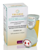 Trixeo Aerosphere 5  /  7.2  /  160 pressurised inhaler (AstraZeneca UK Ltd) 120 dose