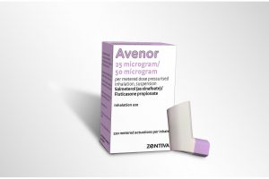 Avenor 25micrograms / dose  /  50micrograms / dose inhaler (Zentiva Pharma UK Ltd) 120 dose