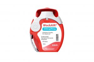 WockAIR 320micrograms / dose  /  9micrograms / dose dry powder inhaler (Wockhardt UK Ltd) 60 dose