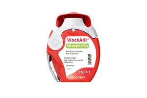 WockAIR 160micrograms / dose  /  4.5micrograms / dose dry powder inhaler (Wockhardt UK Ltd) 120 dose 2 x 60 doses