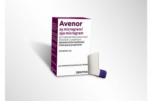 Avenor 25micrograms / dose  /  250micrograms / dose inhaler (Zentiva Pharma UK Ltd) 120 dose