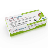 GoResp Digihaler 160micrograms / dose  /  4.5micrograms / dose dry powder inhaler (Teva UK Ltd) 180 dose